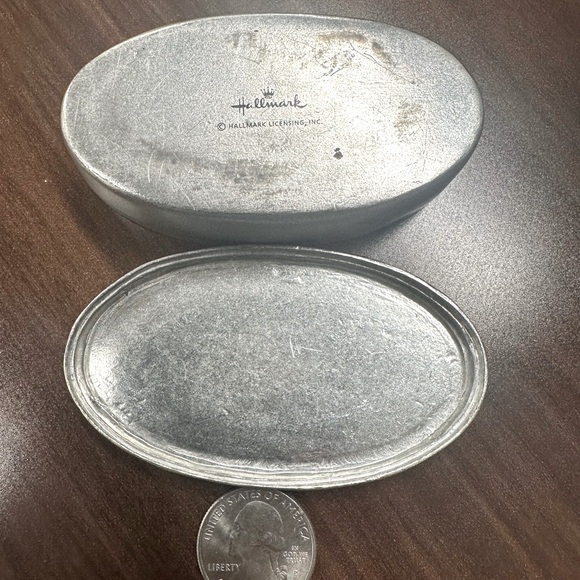 VTG Pewter Ring Holder w/Lid - Picture 5 of 5